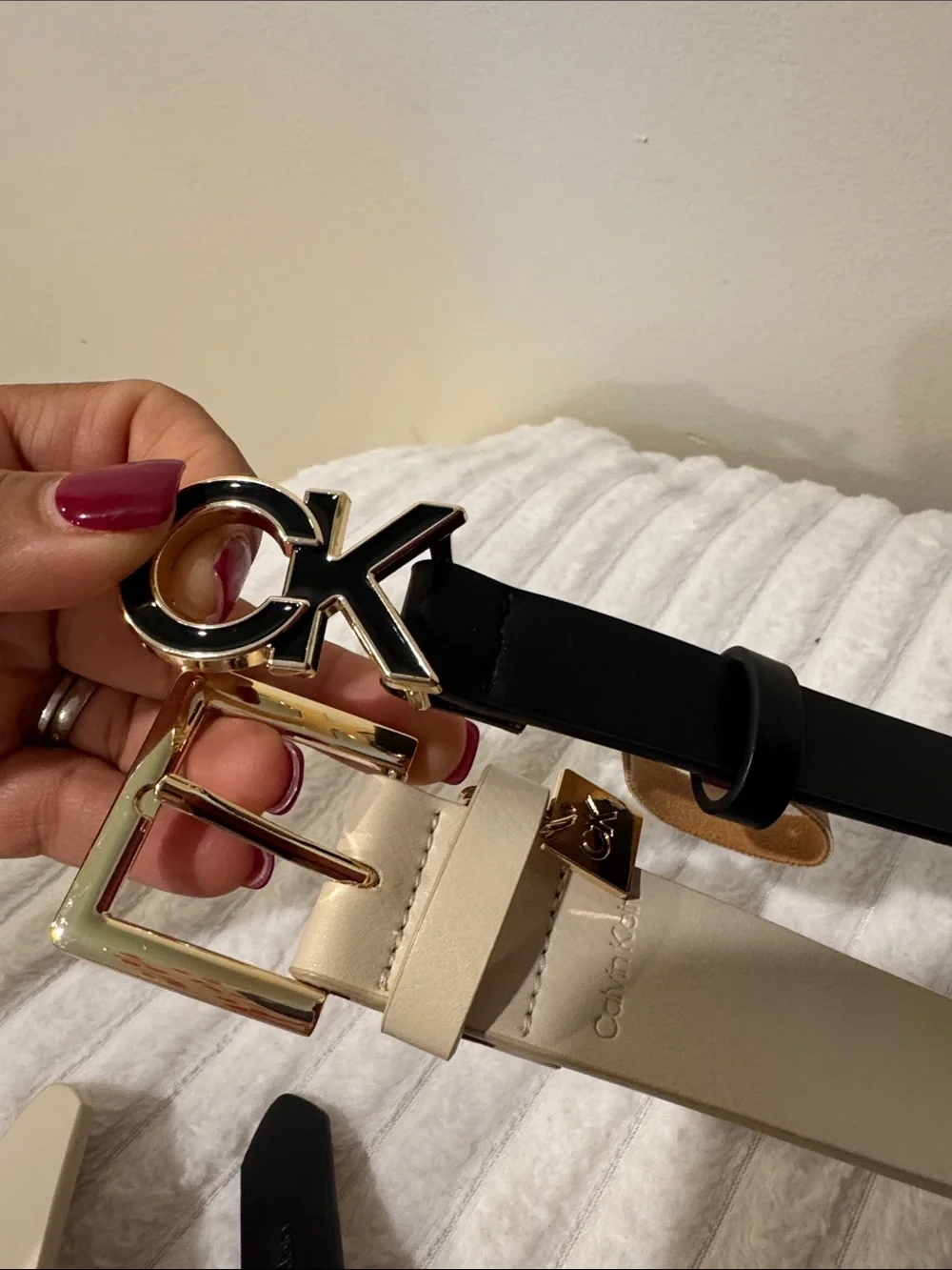 🤍Set of Two Calvin Klein Belts for Women